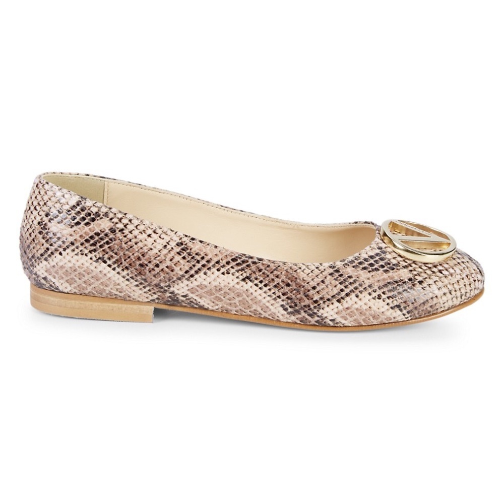 Valentino Marva Snake print Ballerina flats